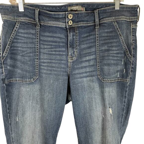 Torrid mid rise flare jeans size 20 - Picture 2 of 11